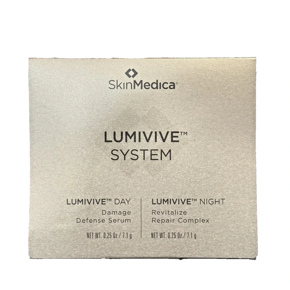 3-Sets SKINMEDICA LUMIVIVE SYSTEM DAY REPAIR SERUM & NIGHT REPAIR COMPLEX